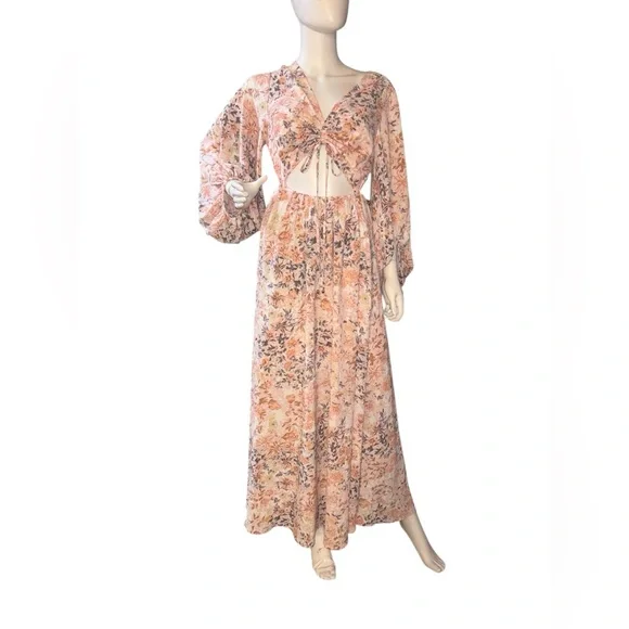 georgina maxi dress Dress the Population Georgina Gown - Pink
